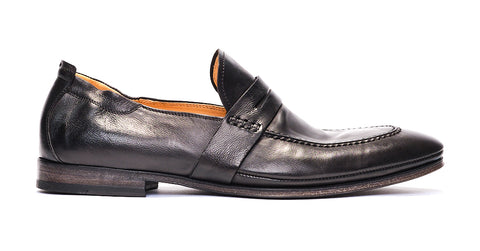 SACCHETTO SADDLE LOAFER | Nero