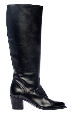 SUNDAY HEEL KNEE SLIP ON | Nero