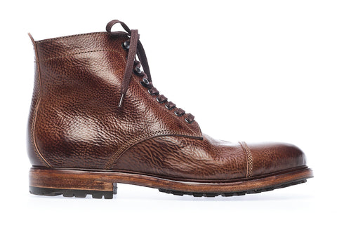 TIM LACE-UP Sheepskin| Brown 208