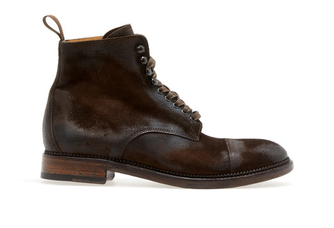 CLAIRE LACE-UP BOOT | Ebano - ndc-made-by-hand