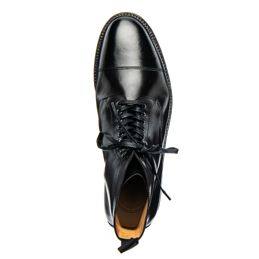 STANLEY LACE-UP BOOT  Nero – n.d.c. made by hand